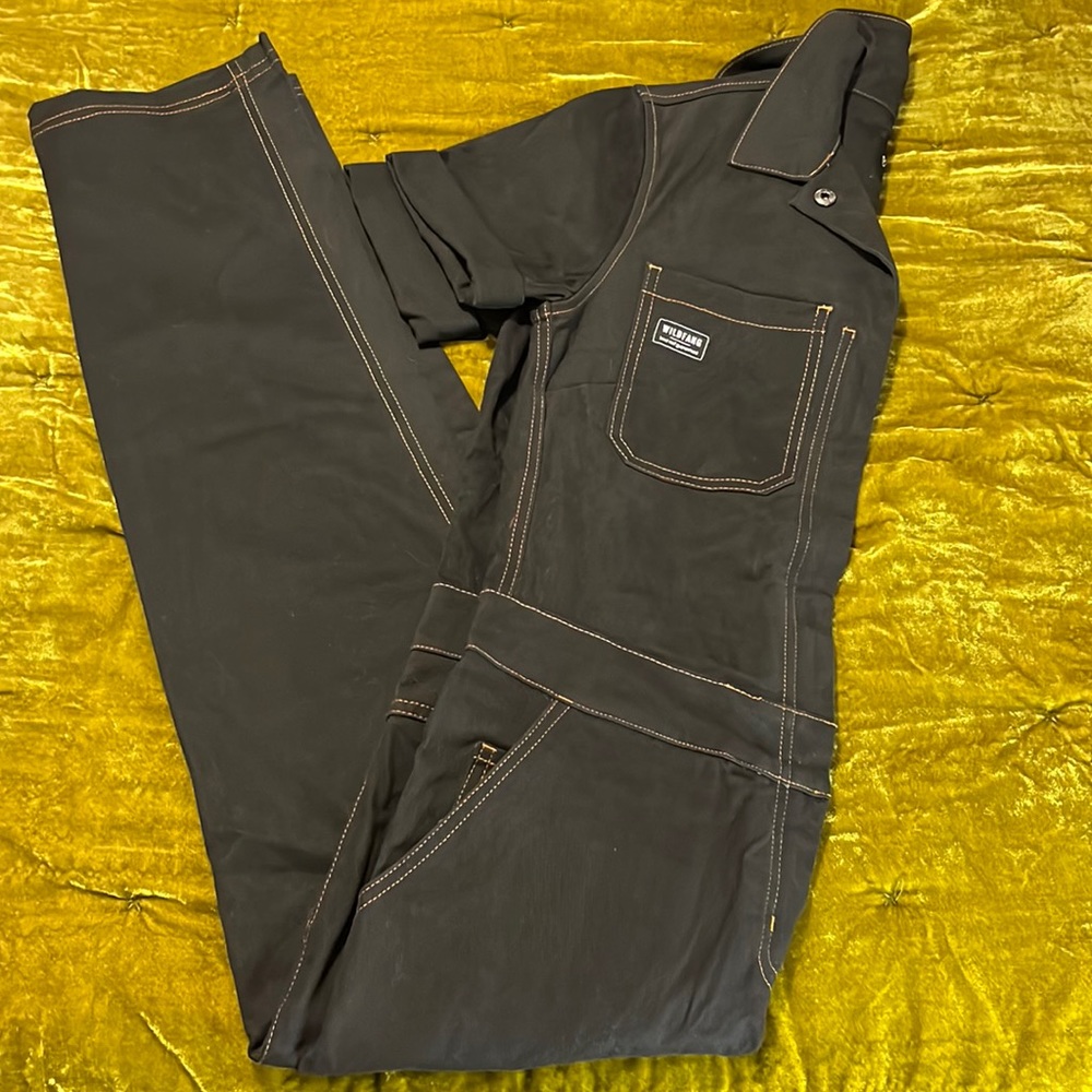 WILDFANG The Essential Short Sleeve Coverall Black XS Small 2 4 6